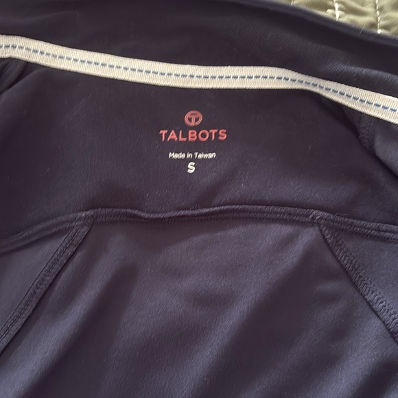 Talbots Navy Blue Lightweight Zip Up, Size Small Items - Picture 6 of 7